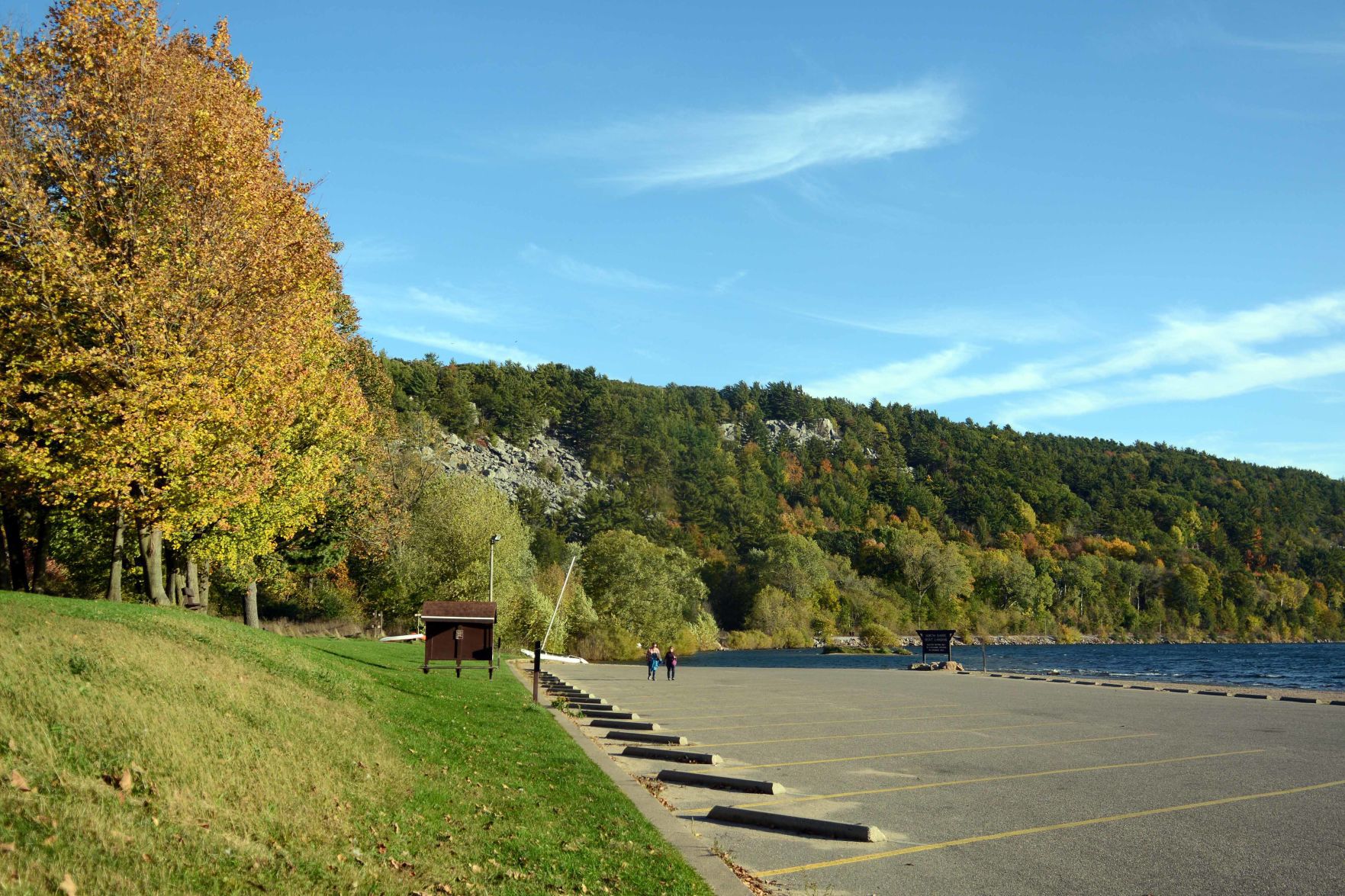 Devil's Lake shows autumn colors, Oct. 18